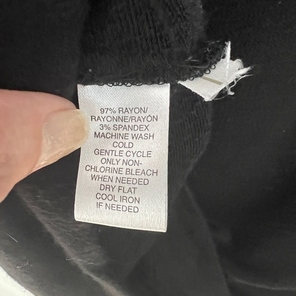 Lou & Grey Signature Soft Black Long Sleeve Casual Closet Staple Dress Sz M - Picture 10 of 10